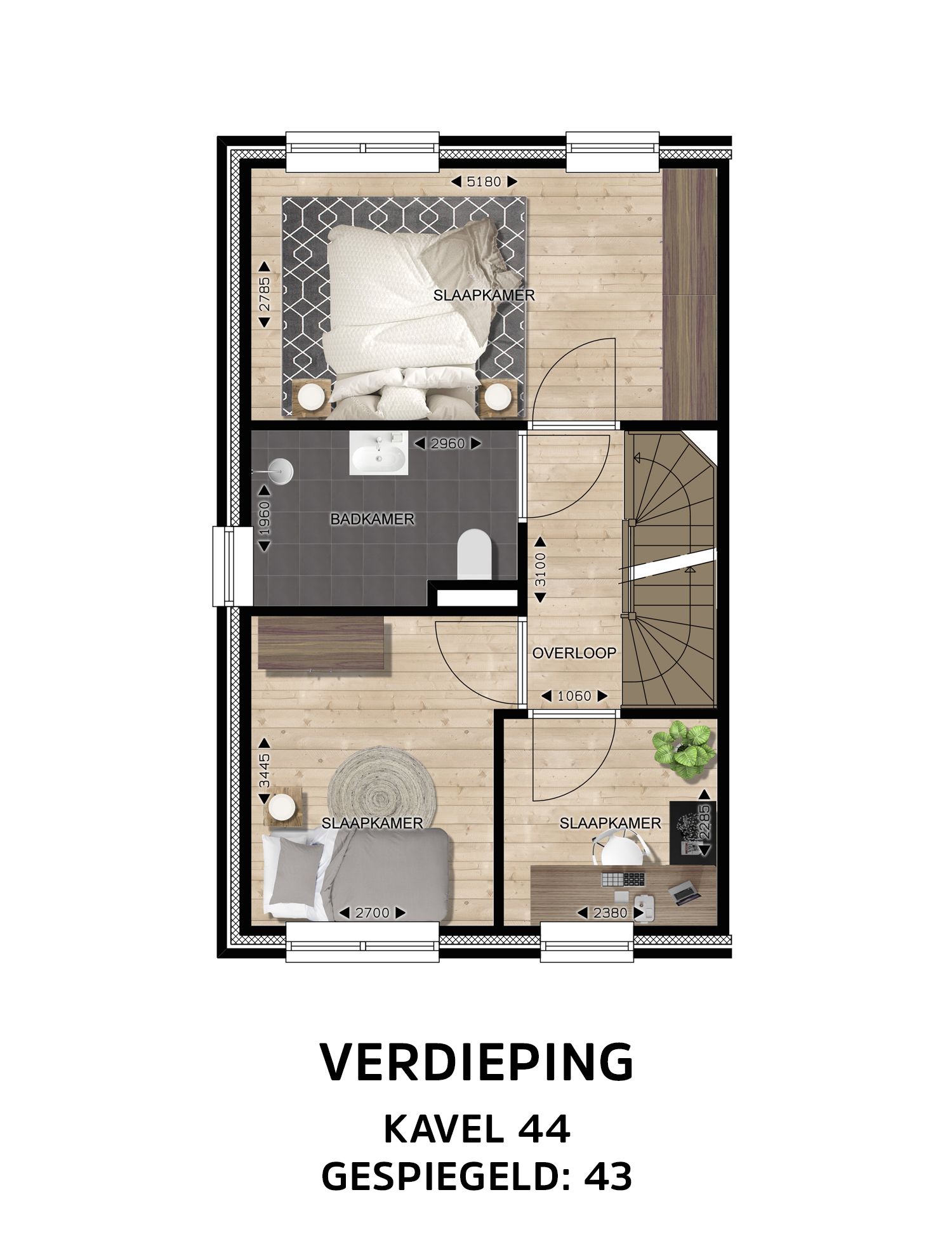 Foto 12 van Halfvrijstaande woningen (Bouwnr. 43)