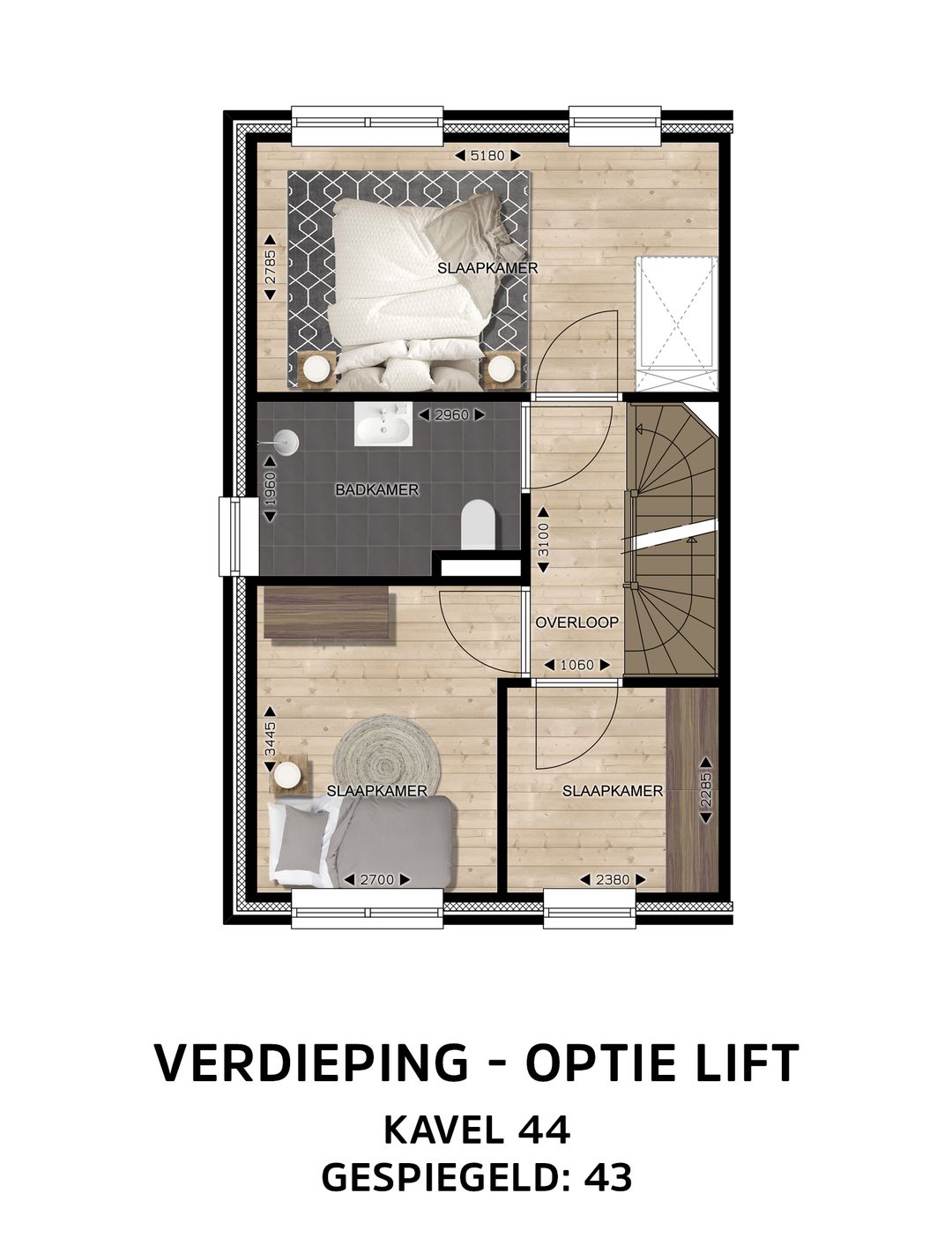 Foto 13 van Halfvrijstaande woningen (Bouwnr. 43)