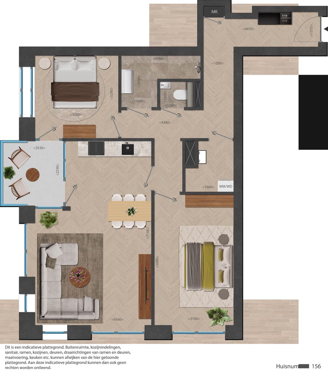 Foto 22 van 156 | Rouge | 3 kmrapp | Nieuw Bergen (Bouwnr. 156)