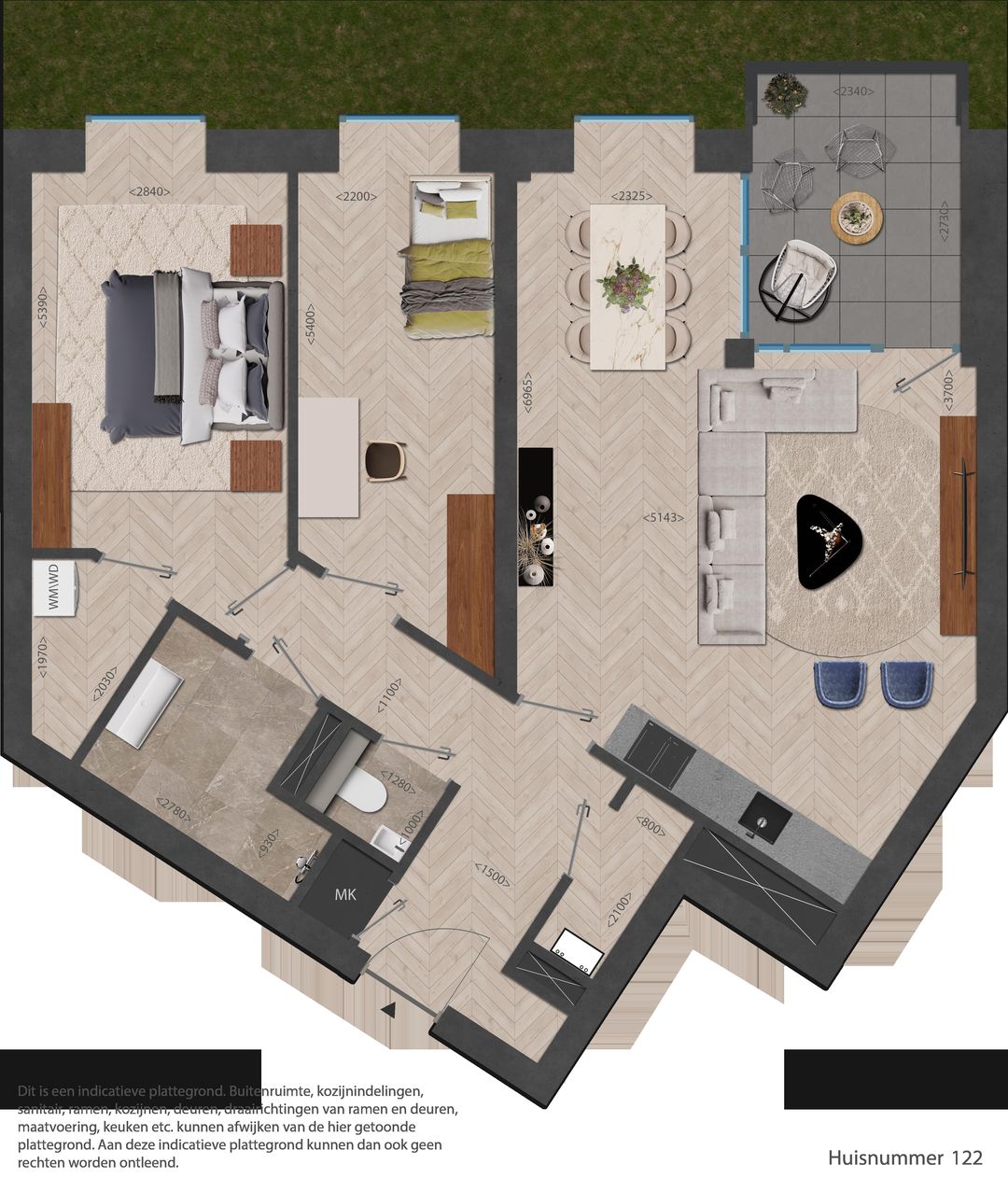 Foto 22 van 122 | Rouge | 3 kmrapp | Nieuw Bergen (Bouwnr. 122)