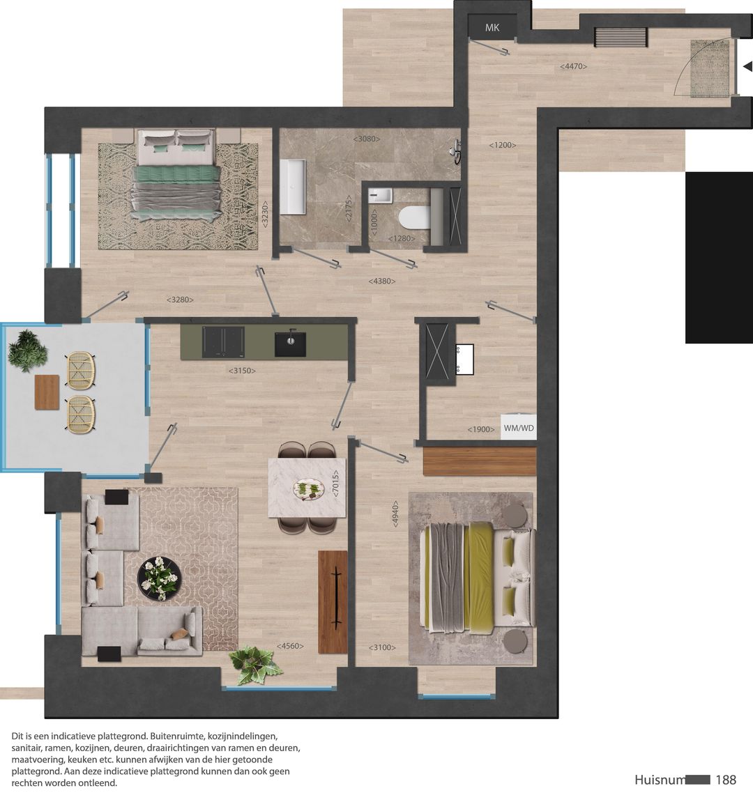 Foto 22 van 188 | Rouge | 3 kmrapp | Nieuw Bergen (Bouwnr. 188)