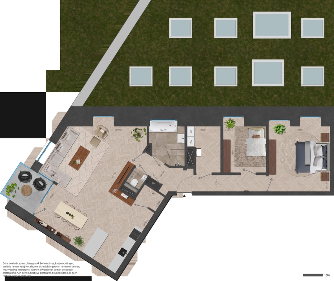 Foto 23 van 194 | Rouge | 3 kmr app | Nieuw Bergen (Bouwnr. 194)