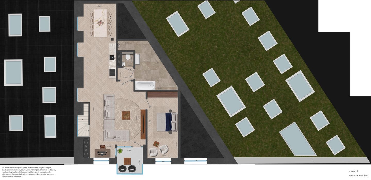 Foto 20 van 144 | Rouge | 3 kmr app | Nieuw Bergen (Bouwnr. 144)