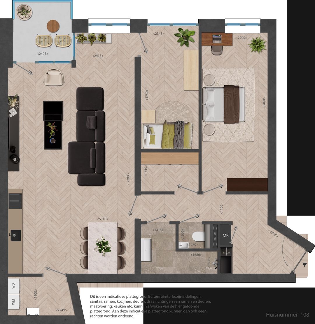 Foto 22 van 108 | Rouge | 3,5 kmrapp | Nieuw Bergen (Bouwnr. 108)