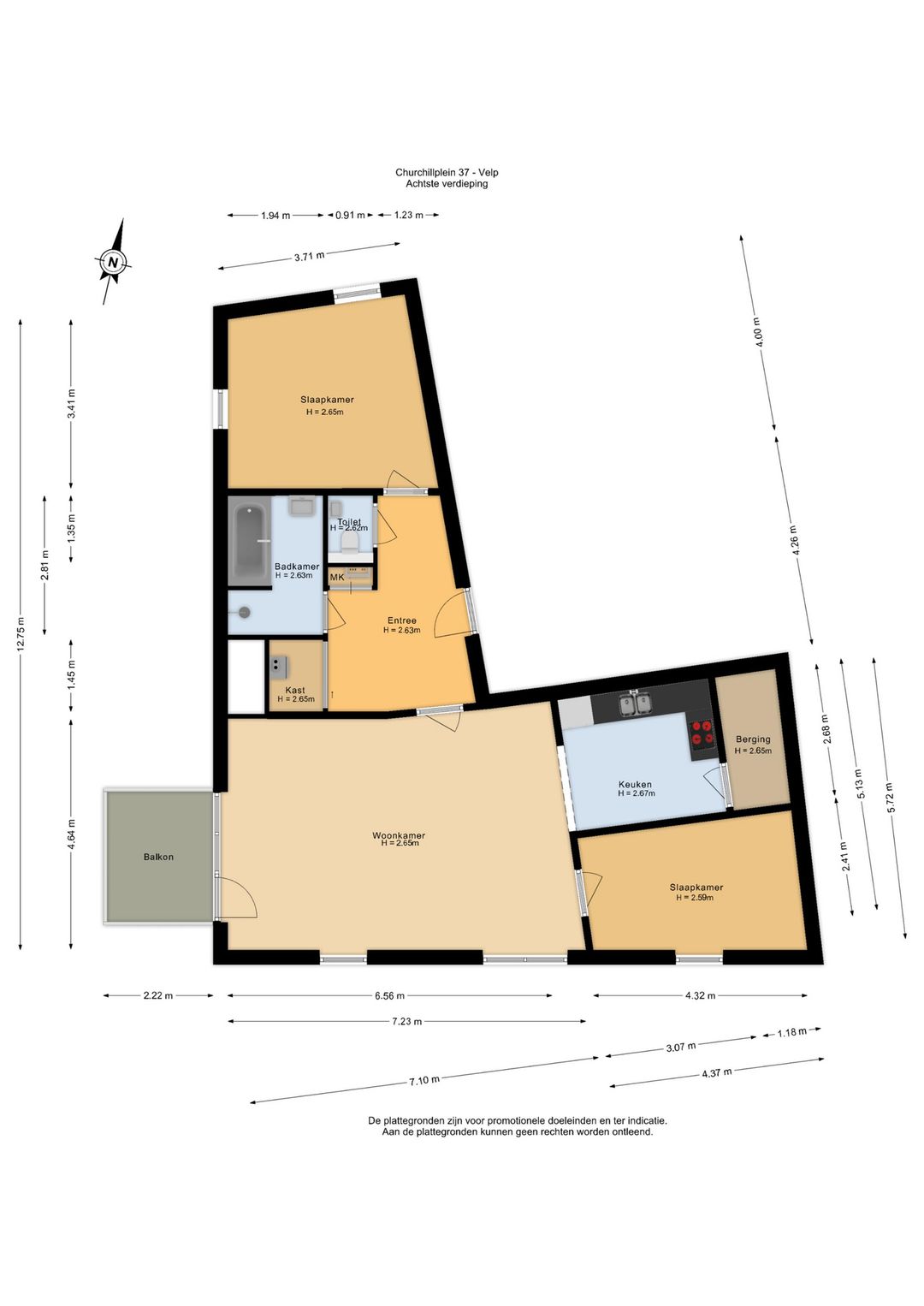 Foto 28 van Churchillplein 37