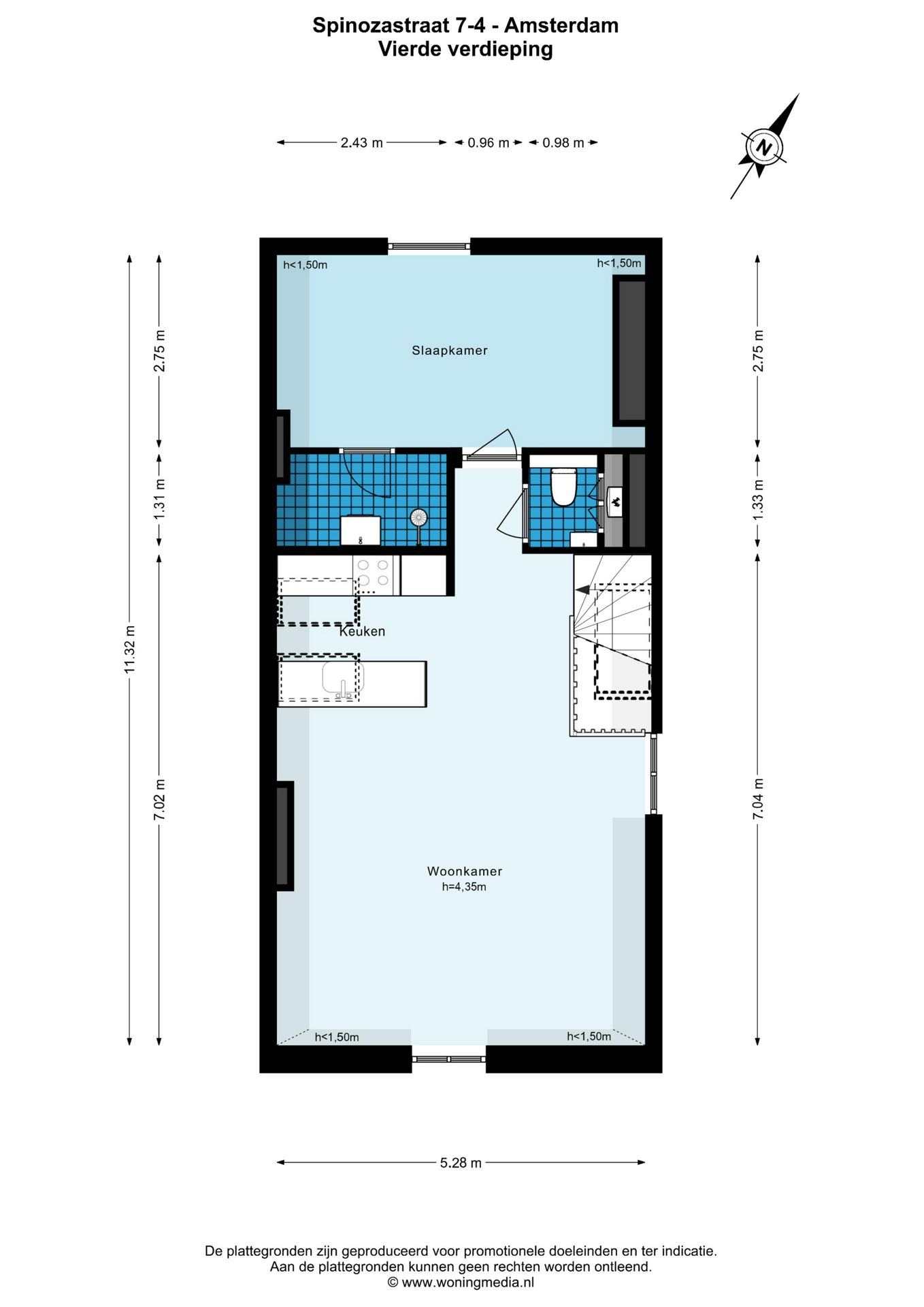 Foto 19 van Spinozastraat 7-4