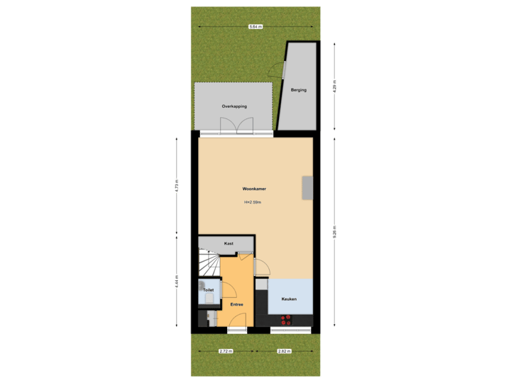 Begane grond Perceel