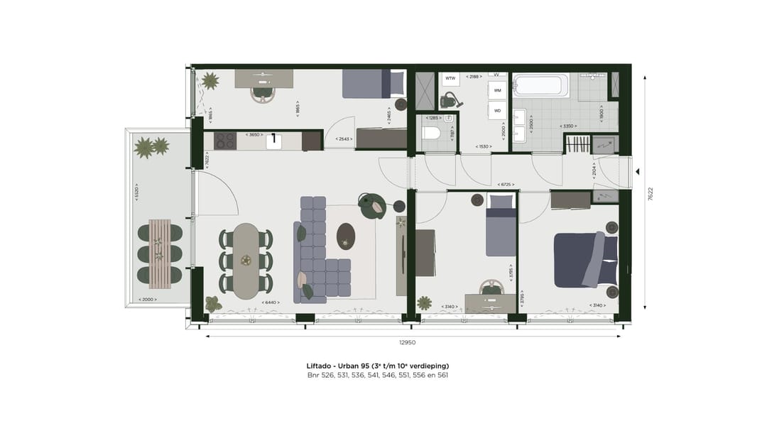 Foto 7 van Cortado Urban 80-95 (Bouwnr. 490)