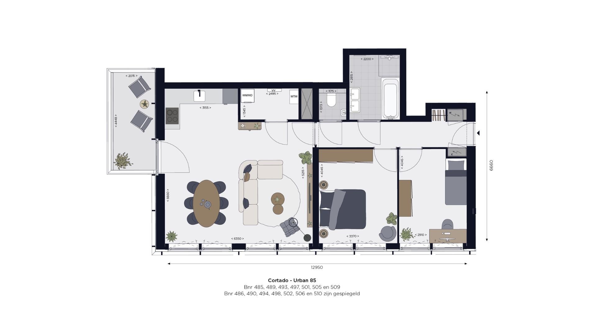 Cortado Urban 80-95 (Bouwnr. 510)  false