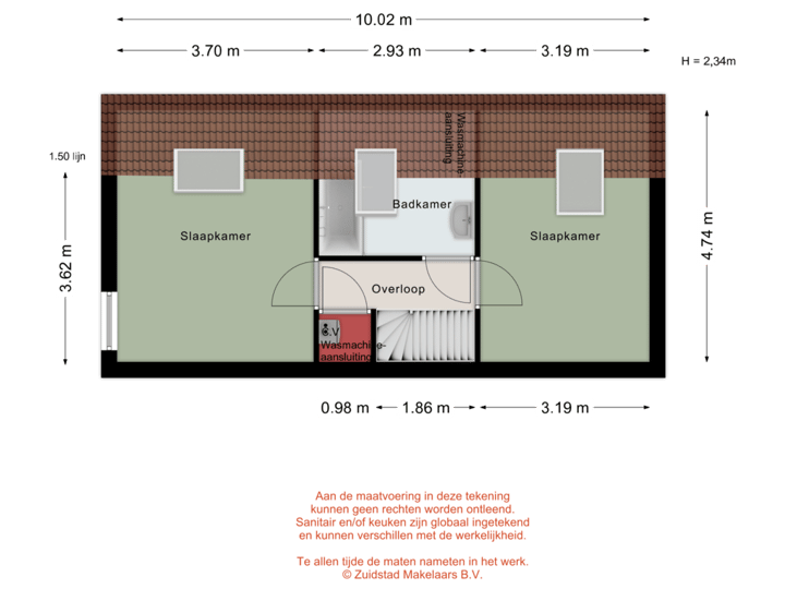 Boerhaavestraat 151 - Tweede verdieping