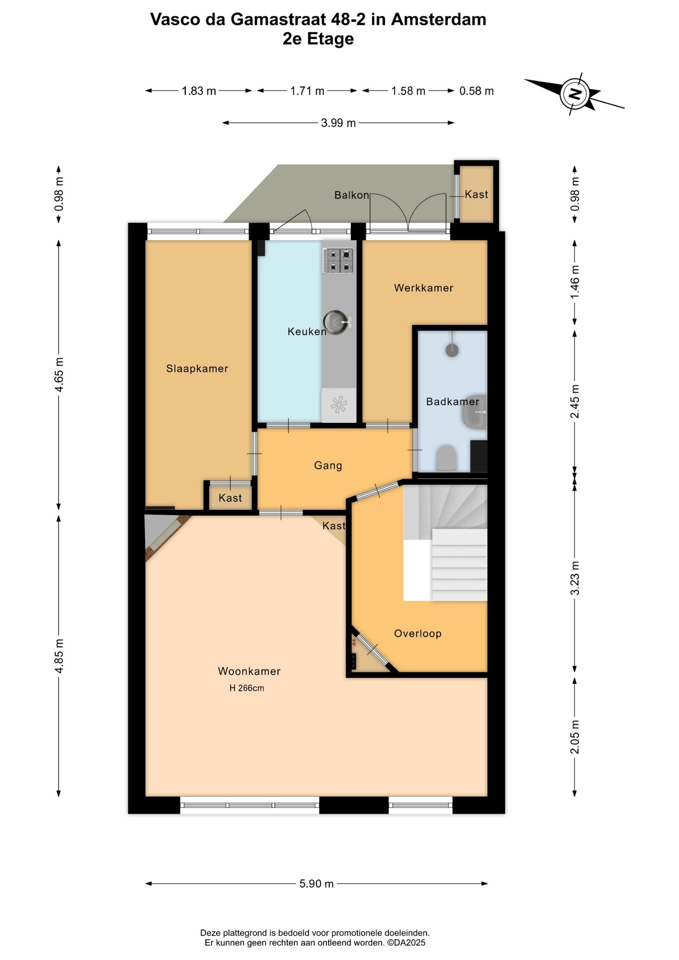 Foto 40 van Vasco da Gamastraat 48-2