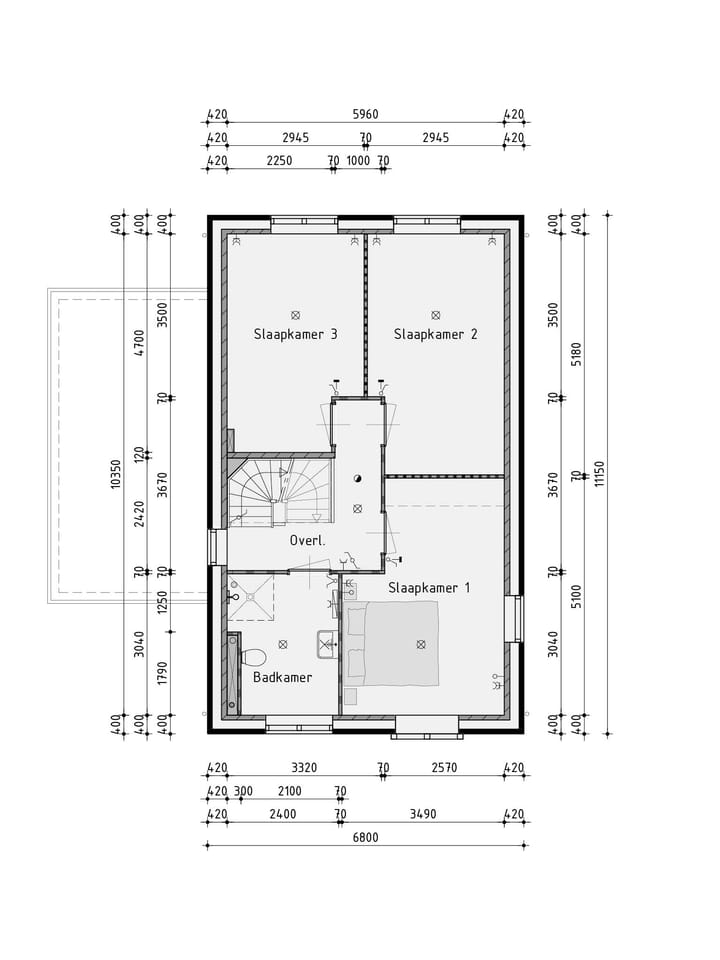 Foto 3 van Bouw type A (Bouwnr. 003)