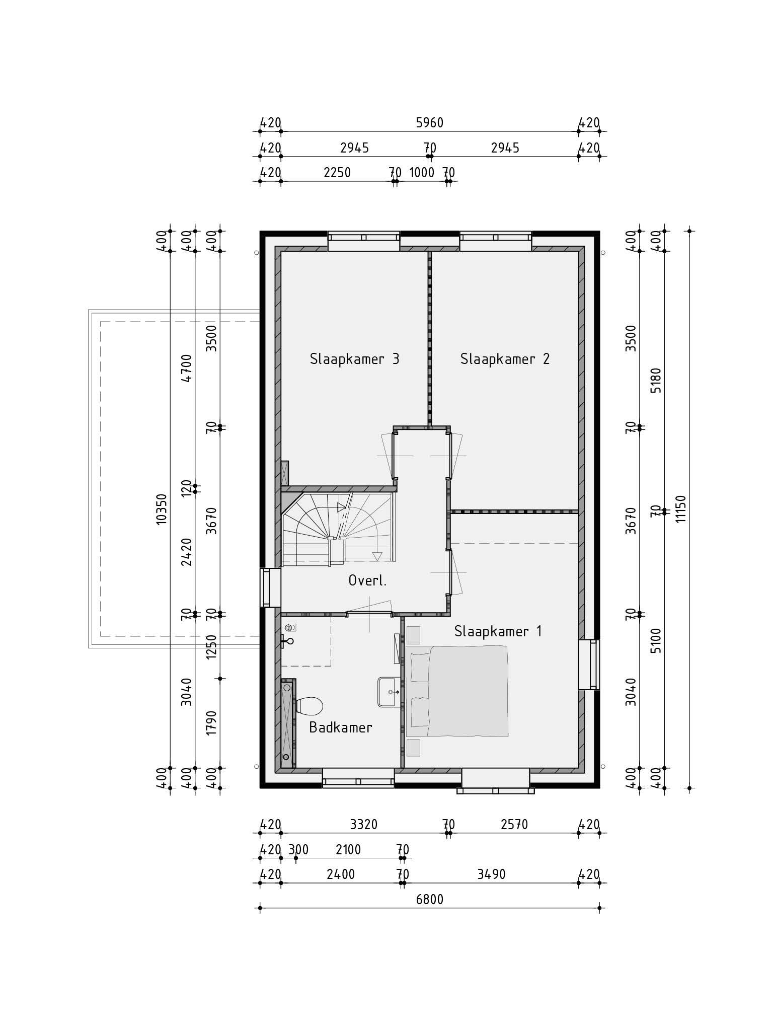 Foto 3 van Bouw type A (Bouwnr. 083)