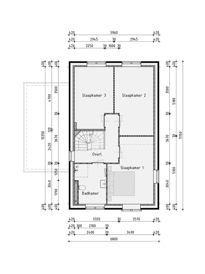 Foto 3 van Bouw type A (Bouwnr. 083)
