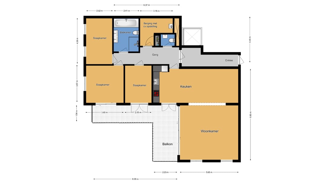 Foto 16 van Langestraat 12-A