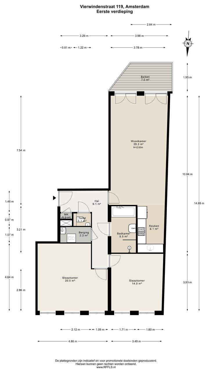Foto 38 van Vierwindenstraat 119