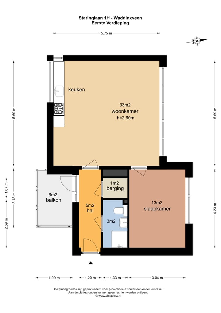 Foto 38 van Staringlaan 1-H