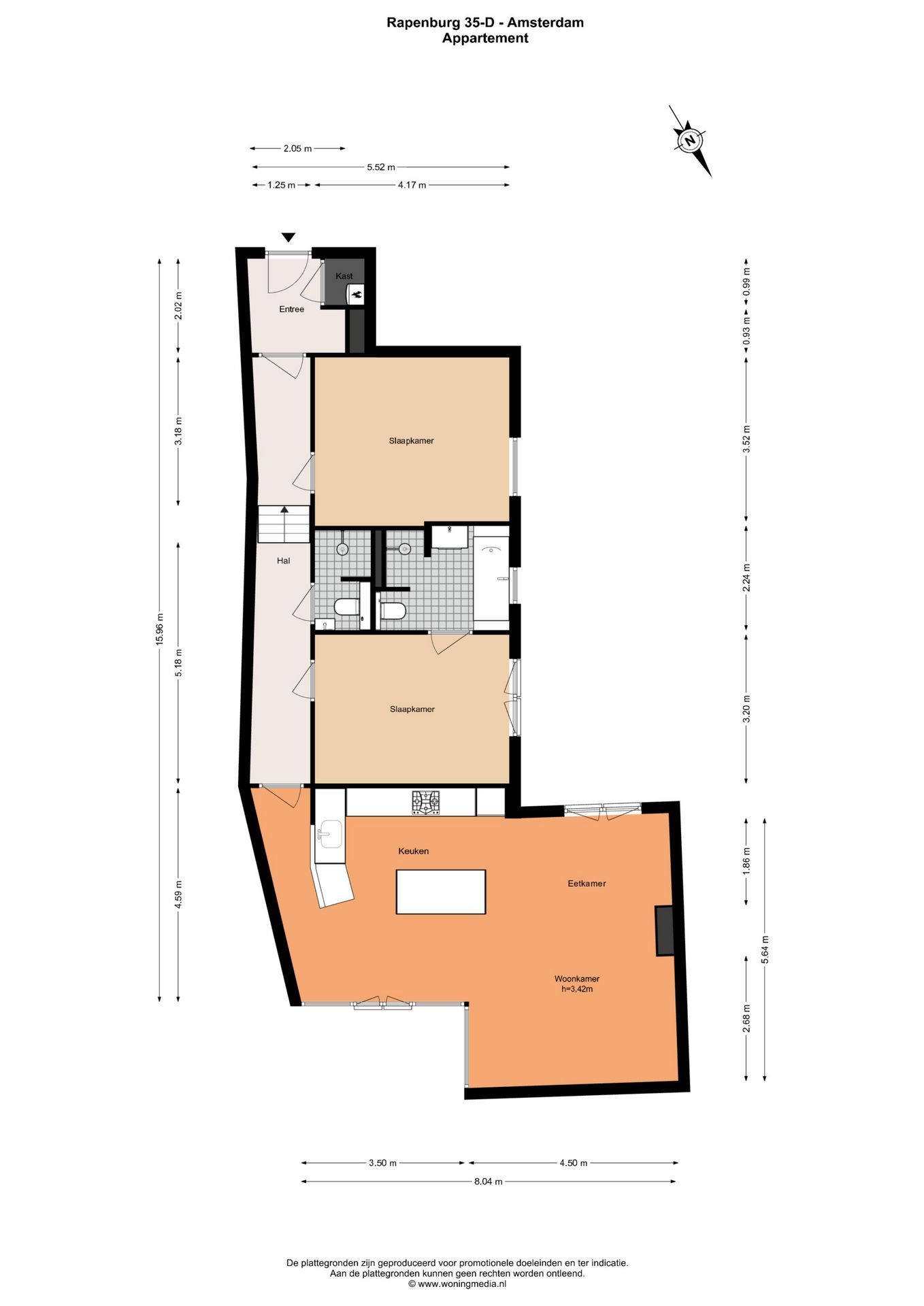 Foto 24 van Rapenburg 35-D