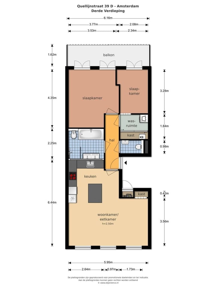 Foto 37 van Quellijnstraat 39-D