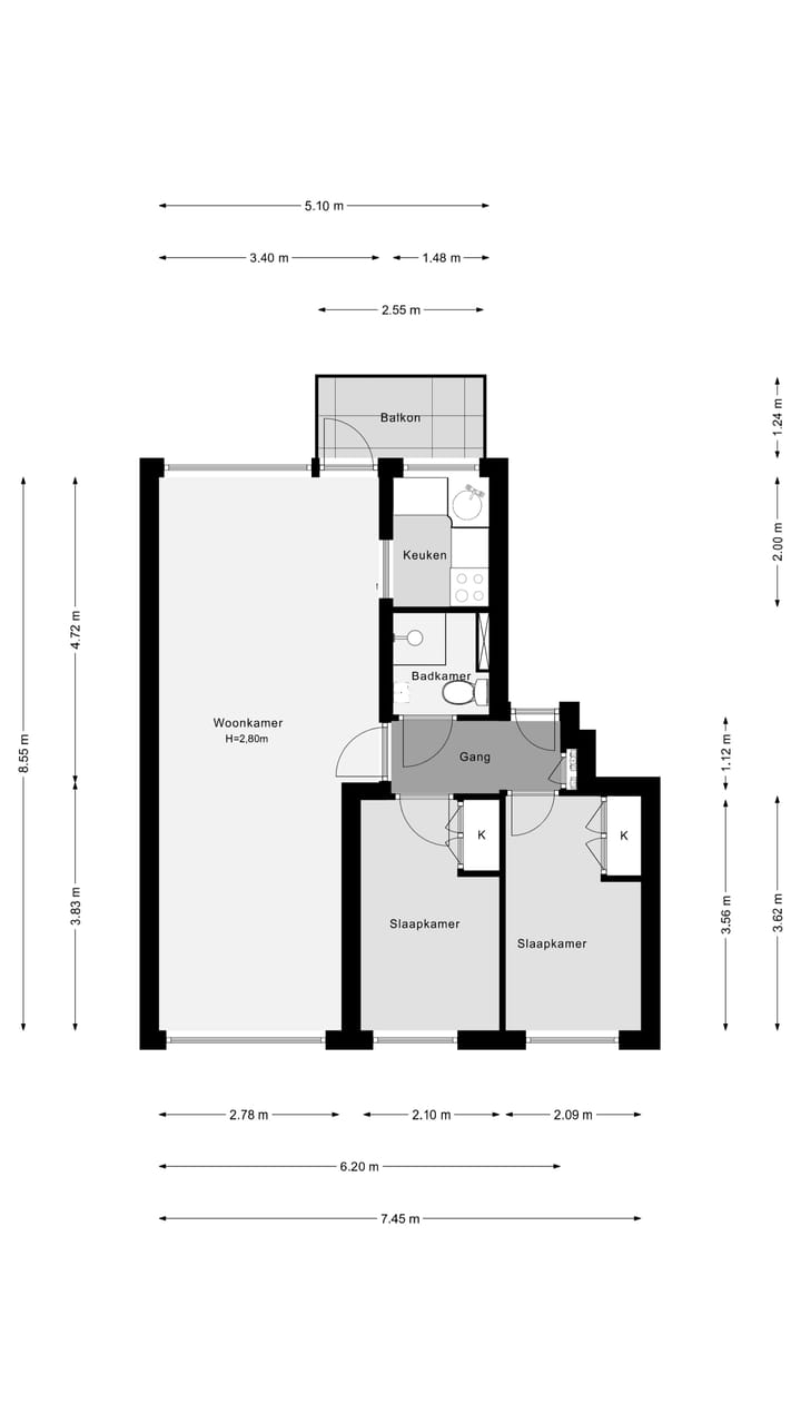Foto 24 van Belgischestraat 40-C