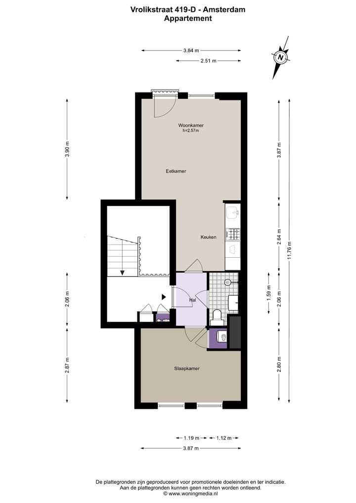 Foto 25 van Vrolikstraat 419-D