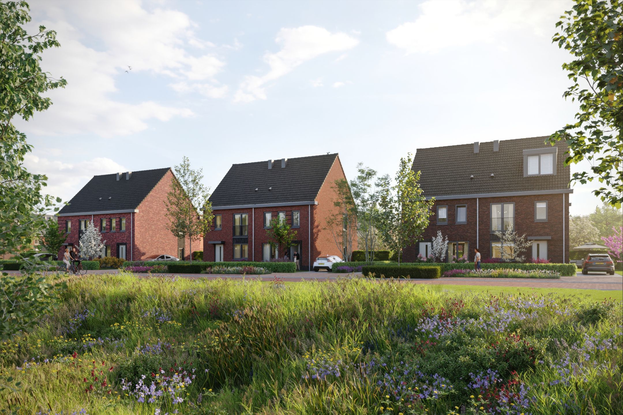 Buying a house in The Netherlands., Woningtype B (twee-onder-een-kapwoning) (Bouwnr. 147)