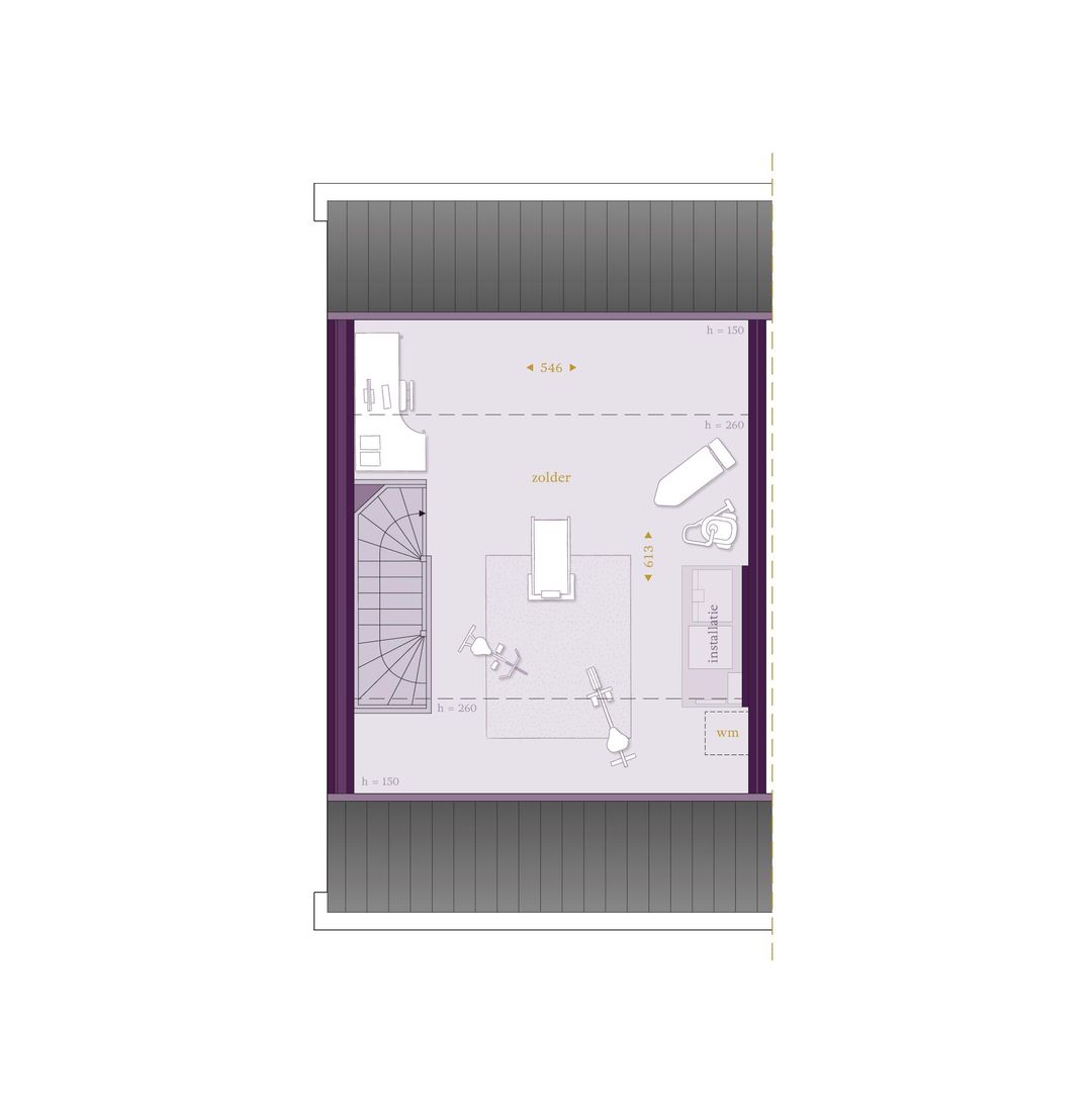 Photo 7 of Woningtype B (twee-onder-een-kapwoning) (Bouwnr. 150)