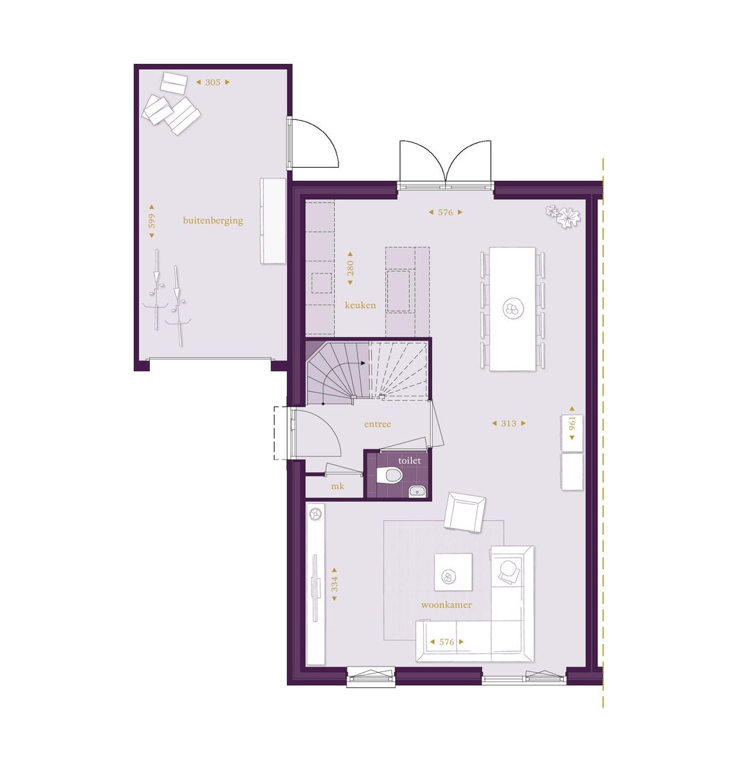 Foto 7 van Woningtype J (twee-onder-een-kapwoning) (Bouwnr. 171)