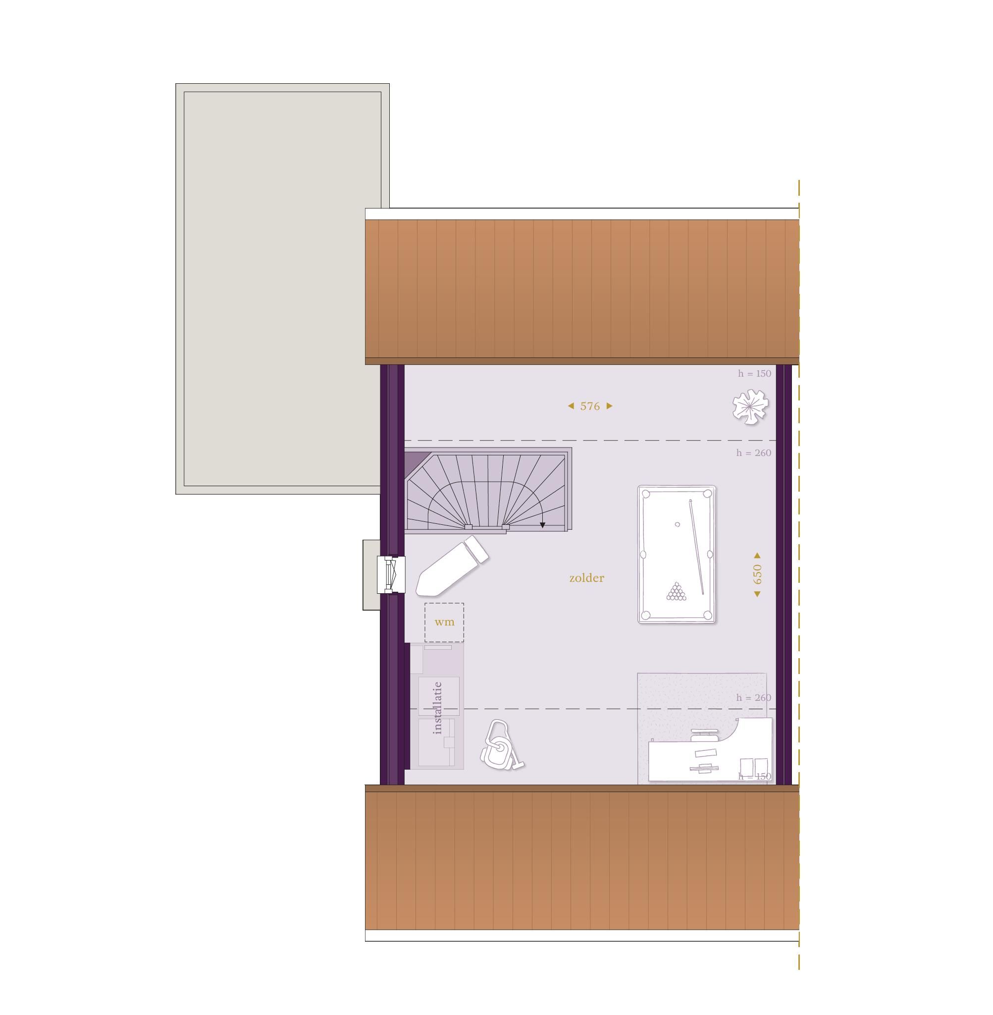 Foto 9 van Woningtype J (twee-onder-een-kapwoning) (Bouwnr. 171)