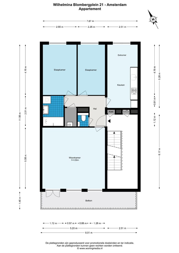 Foto 32 van Wilhelmina Blombergplein 21