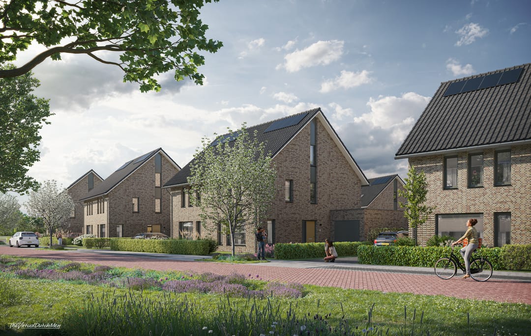 Foto 2 van Twee-onder-een-kapwoningen (Bouwnr. 13)
