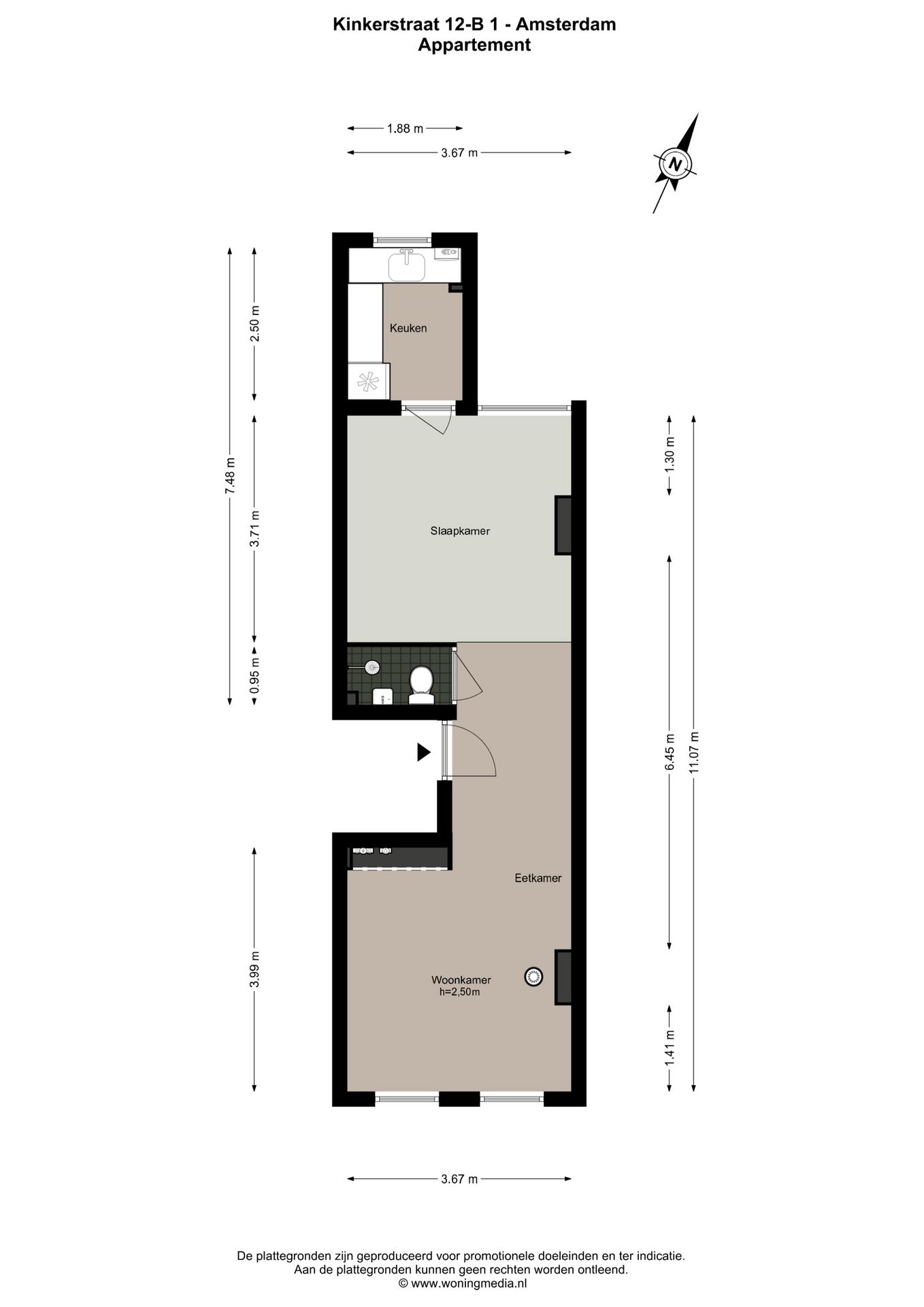 Photo 14 of Kinkerstraat 12-B1