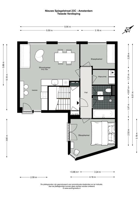 Foto 23 van Nieuwe Spiegelstraat 23-C