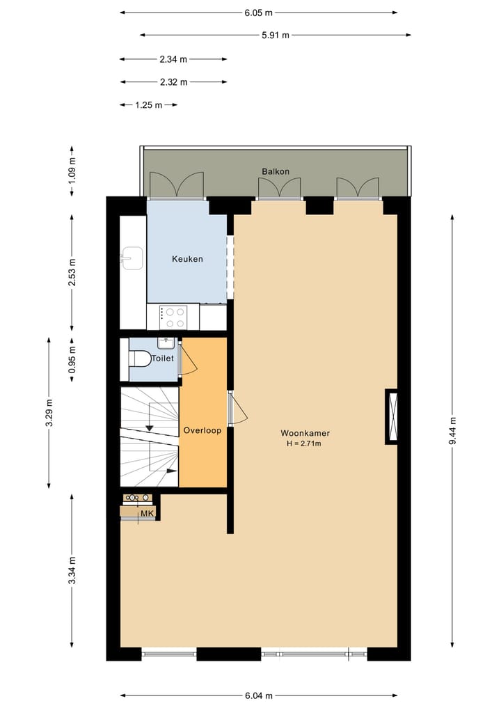 Foto 52 van Van Rensselaerstraat 31-3