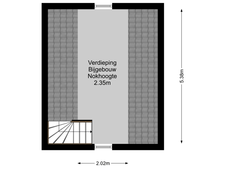 Bijgebouw verdieping