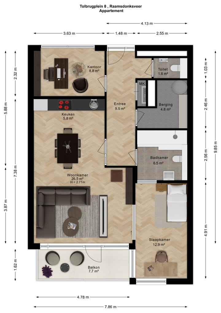 Foto 46 van Tolbrugplein 8