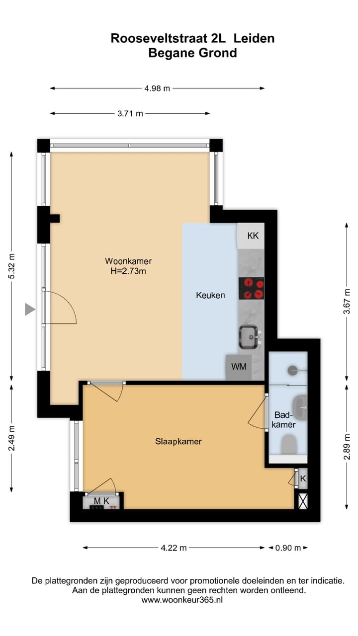 Foto 15 van Rooseveltstraat 2-L