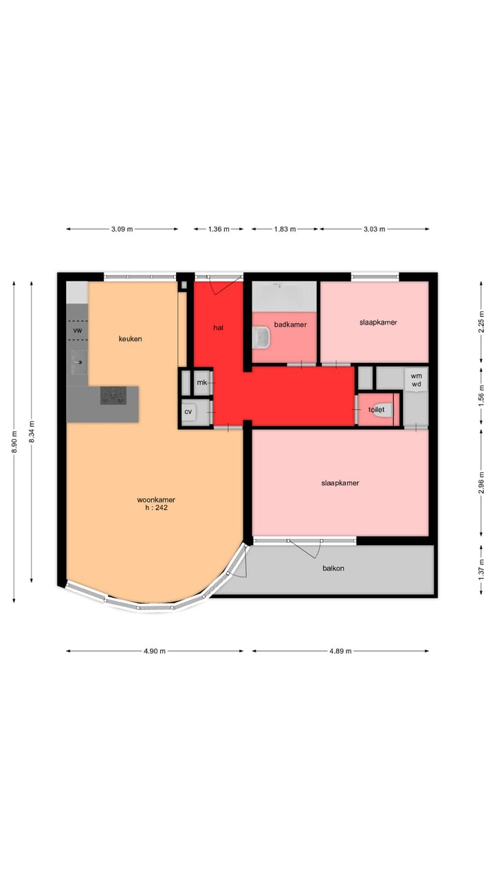 Foto 30 van Generaal Maczekstraat 96-D3