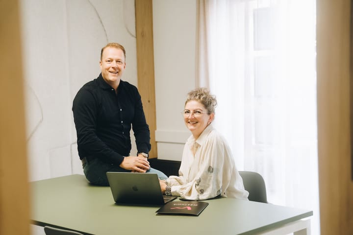 Een promotiefoto voor op kantoor