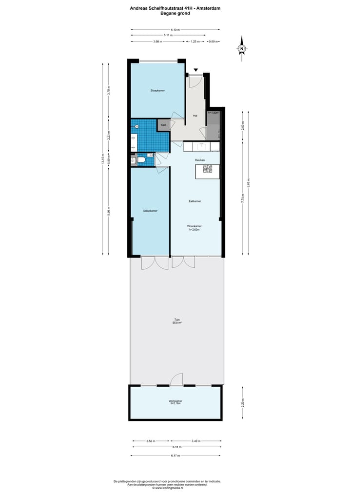 Foto 23 van Andreas Schelfhoutstraat 41-H