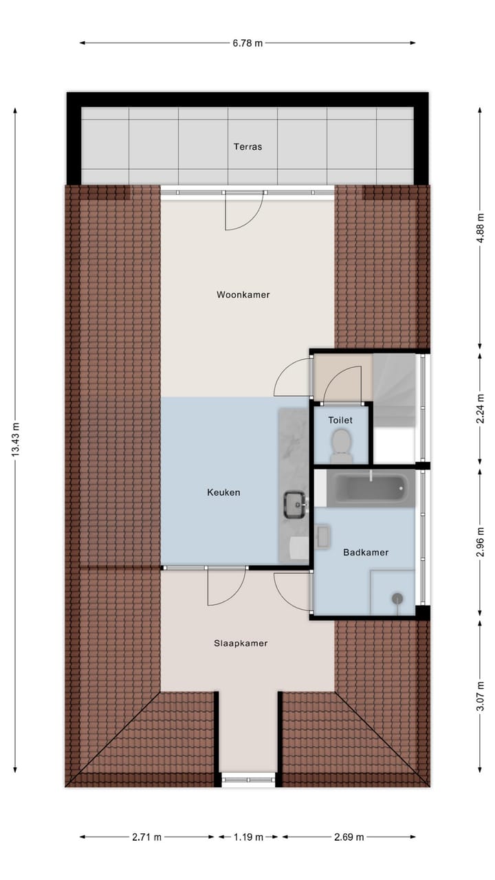 Foto 16 van Wolweverstraat 12-B