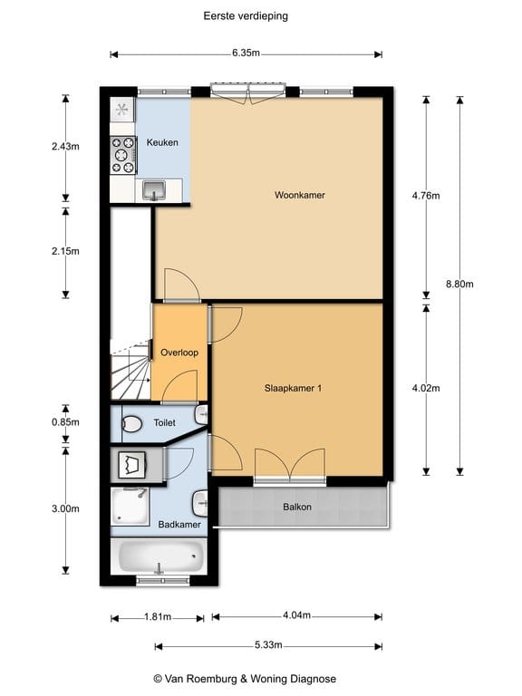 Foto 16 van Alberdingk Thijmstraat 11-1