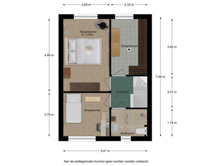 1e verdieping - furniture