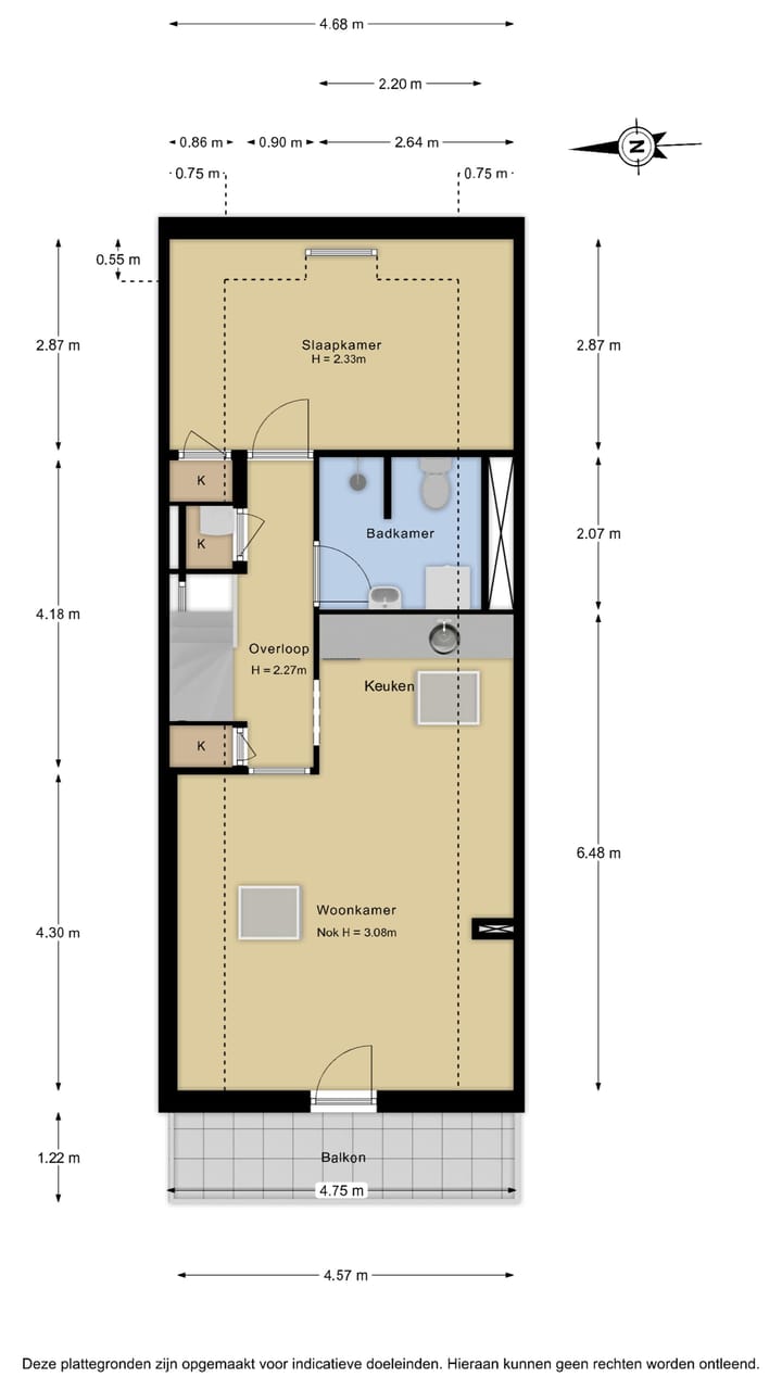 Foto 14 van Spanjaardstraat 121-C
