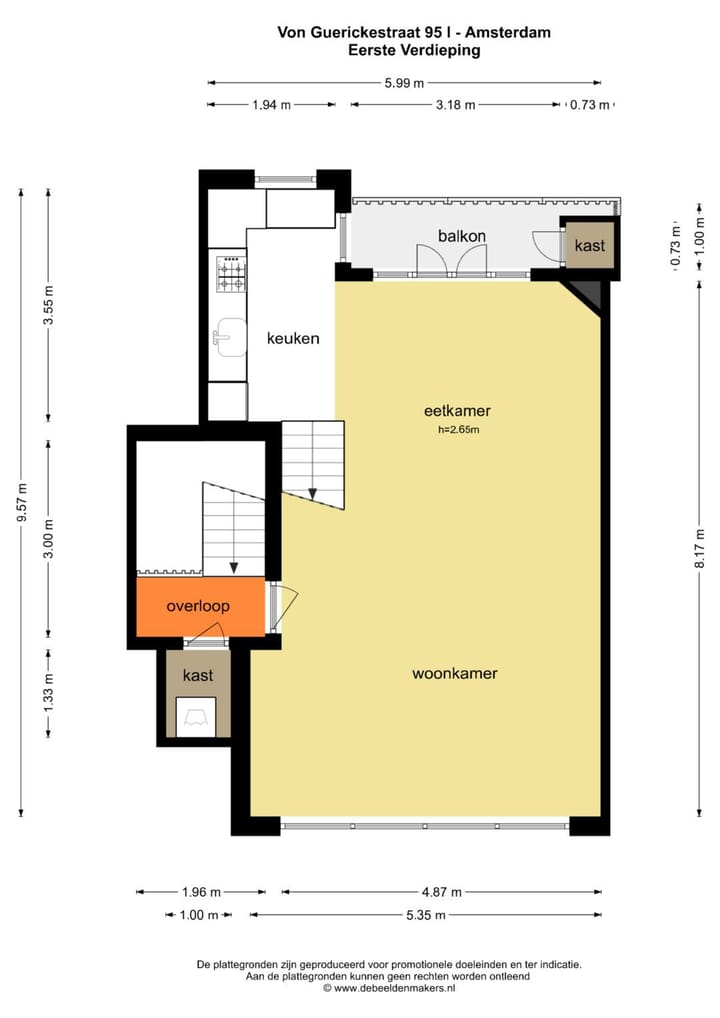 Foto 22 van Von Guerickestraat 95-1