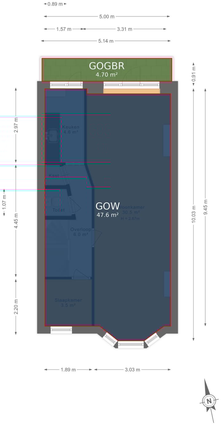 Foto 31 van Marconistraat 12-B