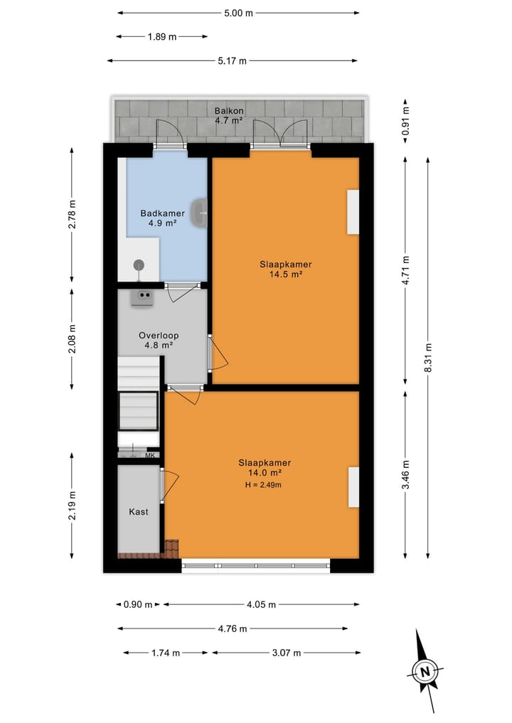 Foto 32 van Marconistraat 12-B