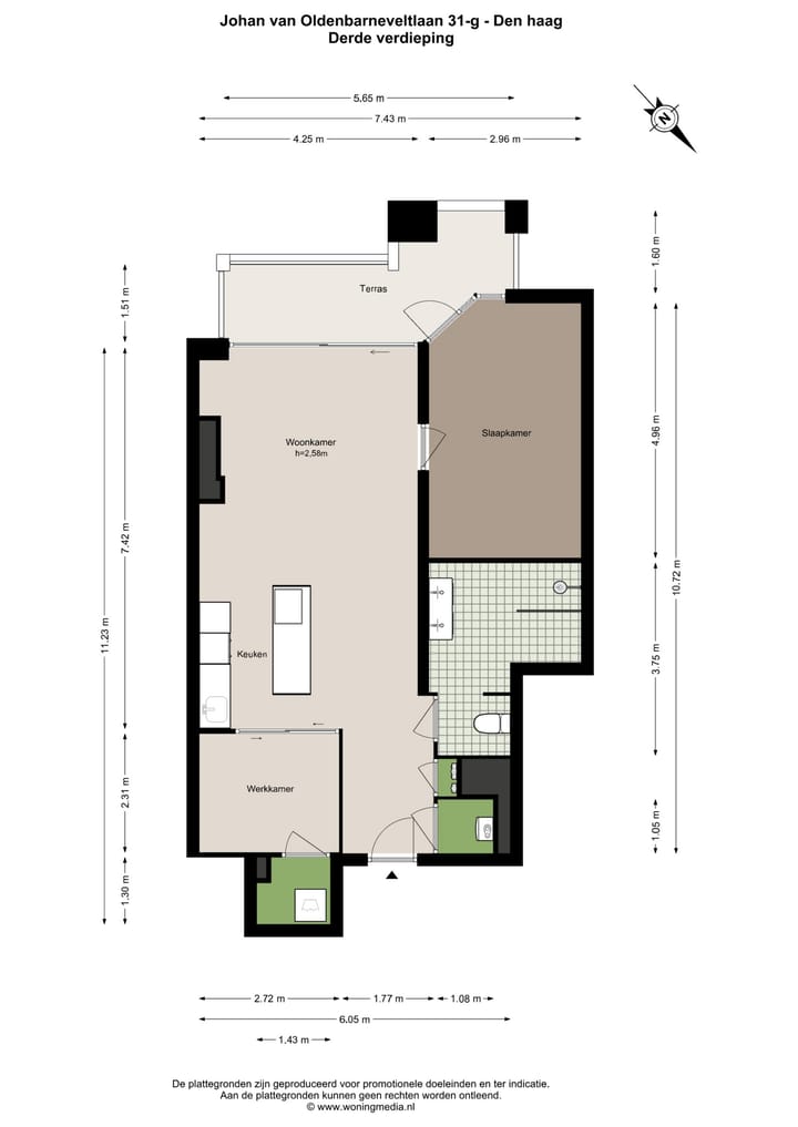 Foto 29 van Johan van Oldenbarneveltlaan 31-G