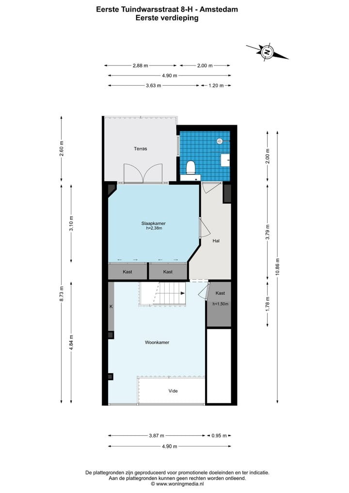 Foto 33 van Eerste Tuindwarsstraat 8-H