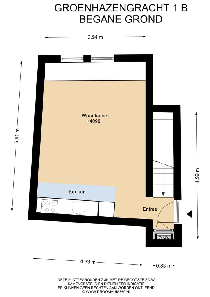 Foto 34 van Groenhazengracht 1-B